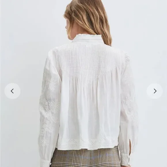 NWT Veronica Beard Amandine Blouse - Size 8 - Picture 4 of 13